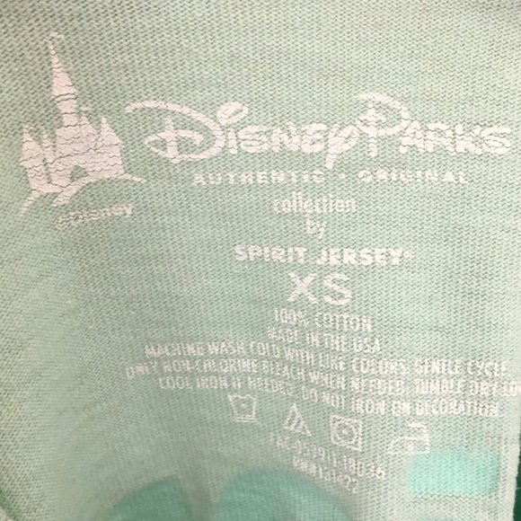 Disney World Spirit Jersey Mint Green Size XS - Picture 2 of 13